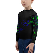 Load image into Gallery viewer, Kids T-Rex Rash Guard