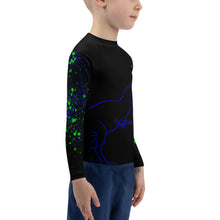 Load image into Gallery viewer, Kids T-Rex Rash Guard