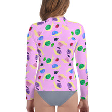 Load image into Gallery viewer, Youth Snail Rash Guard