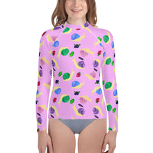 Load image into Gallery viewer, Youth Snail Rash Guard