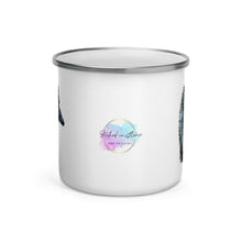 Load image into Gallery viewer, Camping Enamel Mug