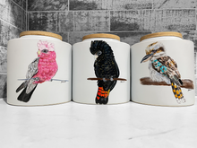 Load image into Gallery viewer, Set of 3 Hand Painted Canisters