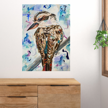 Load image into Gallery viewer, ‘Kooka’ Kookaburra wall print