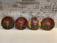 Load image into Gallery viewer, Hand painted Protea Coasters