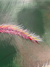 Load image into Gallery viewer, ‘Windy Grasses’ is an original acrylic canvas painting. It measures 91.4 x 121.9cm and is a beautiful statement piece. As a child Toni grew up in the bush and there was nothing better on a hot day, than a gently breeze to cool you down. You always knew when it was coming by the way the grasses moved. This was her inspiration for 'Windy Grasses'.