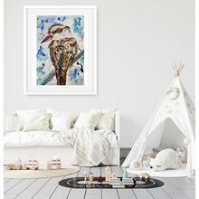 Load image into Gallery viewer, ‘Kooka’ Kookaburra wall print
