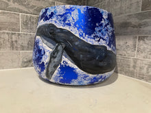 Load image into Gallery viewer, Hand Painted Whale Drum Pot