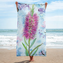 Load image into Gallery viewer, Bottle Brush Beach Towel