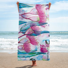 Load image into Gallery viewer, Gum Blossom Beach Towel
