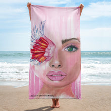 Load image into Gallery viewer, Pink Lady Beach Towel