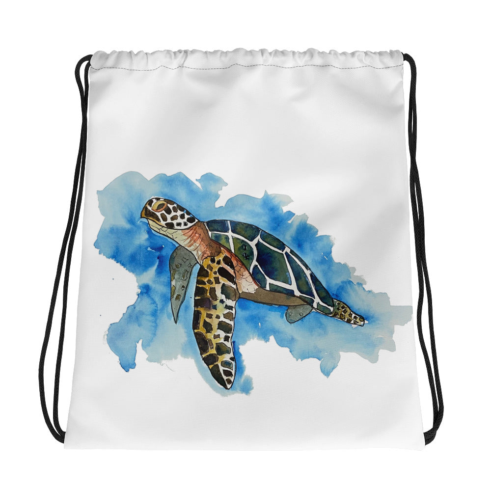 Turtle Draw String Bag