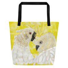 Load image into Gallery viewer, Abstract Cockatoo Beach Bag
