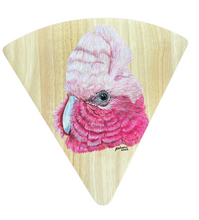 Load image into Gallery viewer, Hand Painted Galah Cheese Board Set
