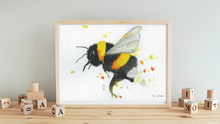 Load image into Gallery viewer, Bee Wall Art Print
