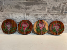 Load image into Gallery viewer, Hand painted Protea Coasters
