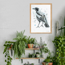 Load image into Gallery viewer, Magpie wall print
