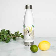 Load image into Gallery viewer, Sulphur-Crested Cockatoo Stainless Steel Water Bottle
