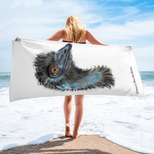 Load image into Gallery viewer, Blue the Emu Beach Towel
