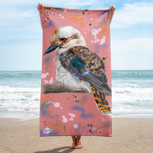 Load image into Gallery viewer, Abstract Kookaburra Beach Towel
