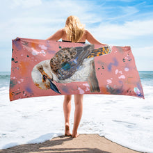 Load image into Gallery viewer, Abstract Kookaburra Beach Towel
